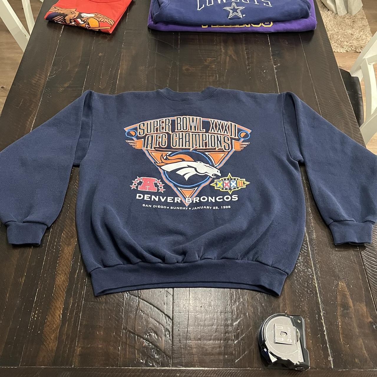 broncos championship sweatshirt