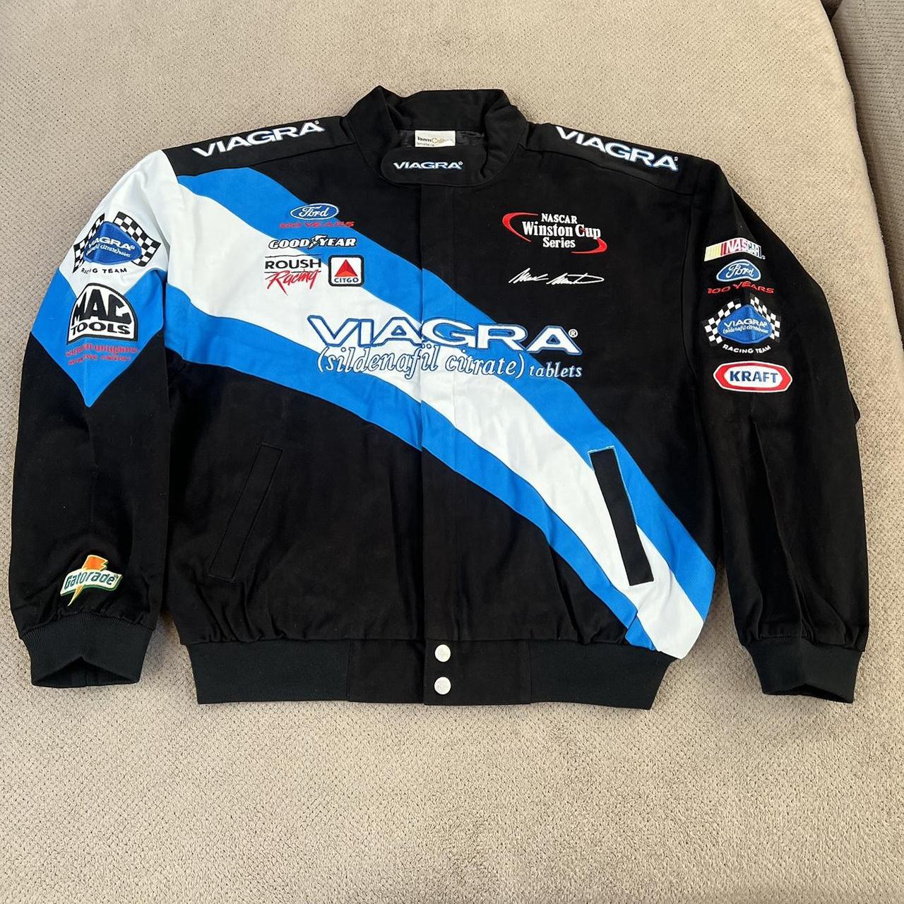Vintage 1990s mark Martin viagra racing jacket Brand | Depop