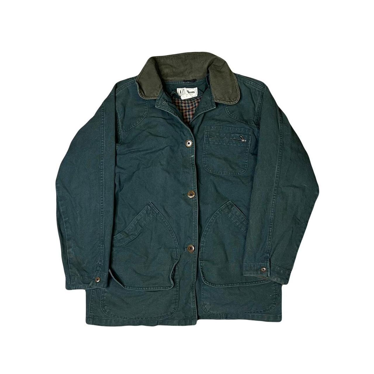 Vintage L.L.Bean Flannel Lined Jacket Vintage... - Depop