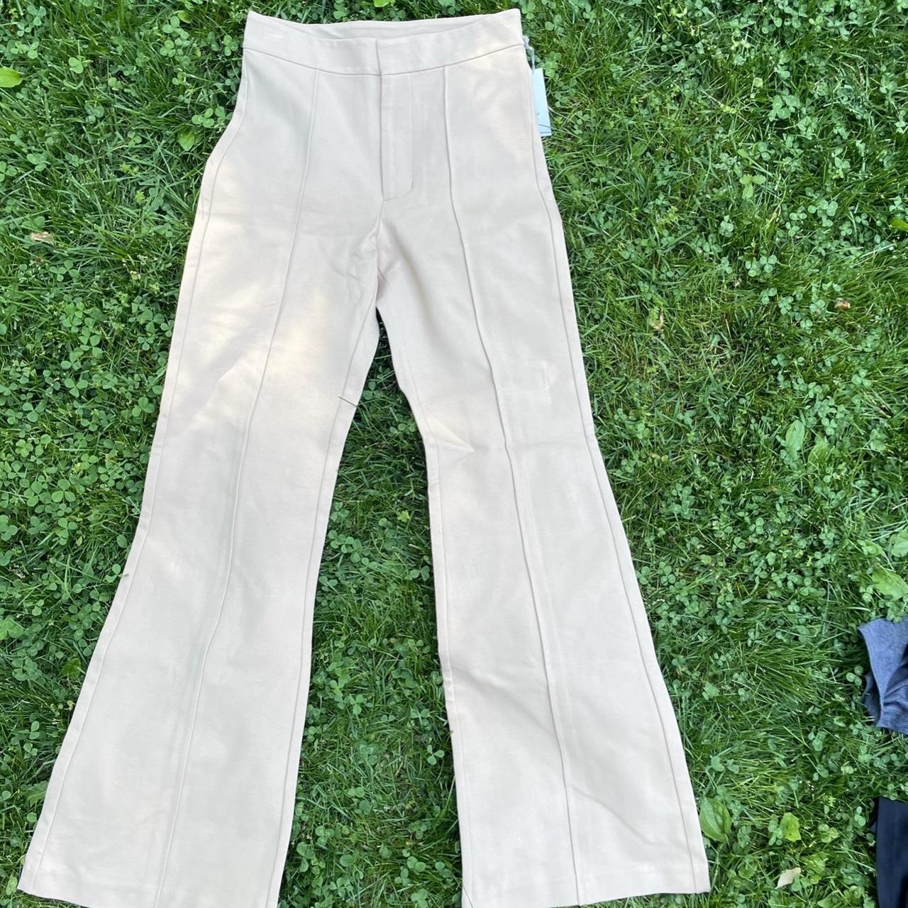 A New Day Women's Tan and Cream Trousers