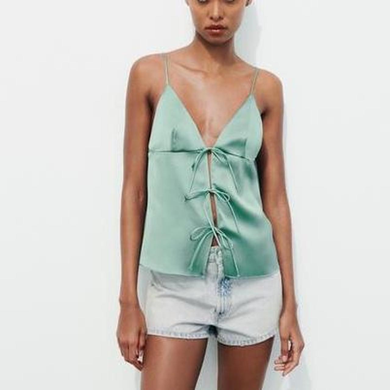 Mint green cami top on sale