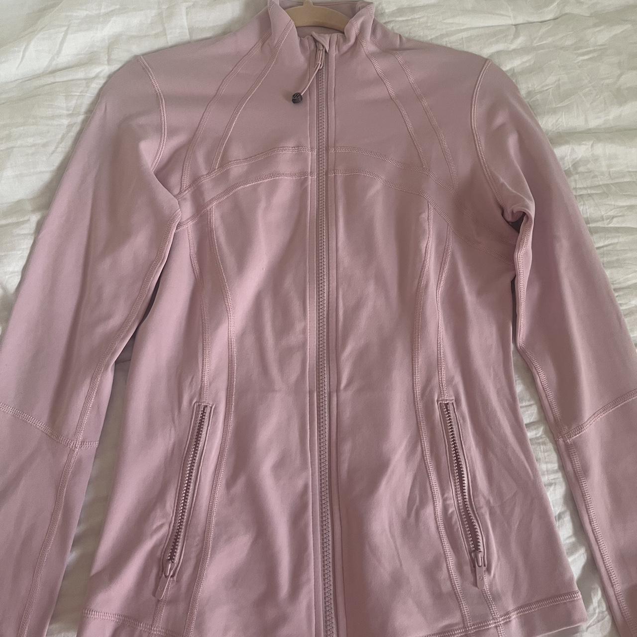 Lululemon pink define jacket 💕 size 8, no piling,... - Depop