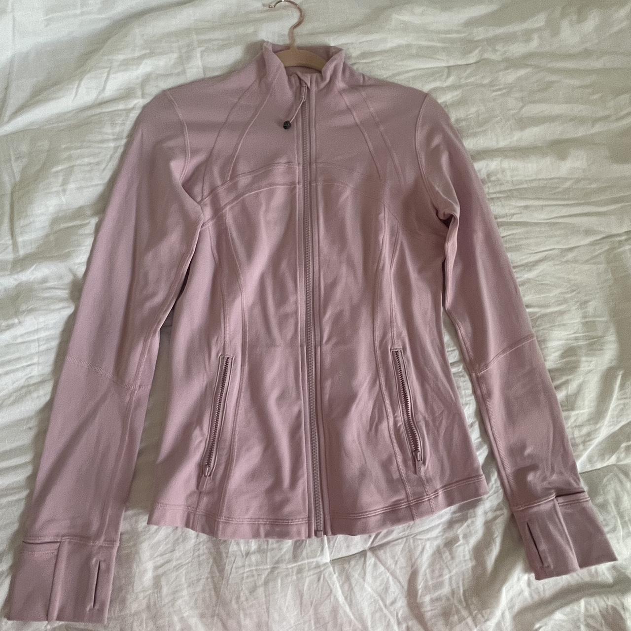 Lululemon pink define jacket 💕 size 8, no piling,... - Depop