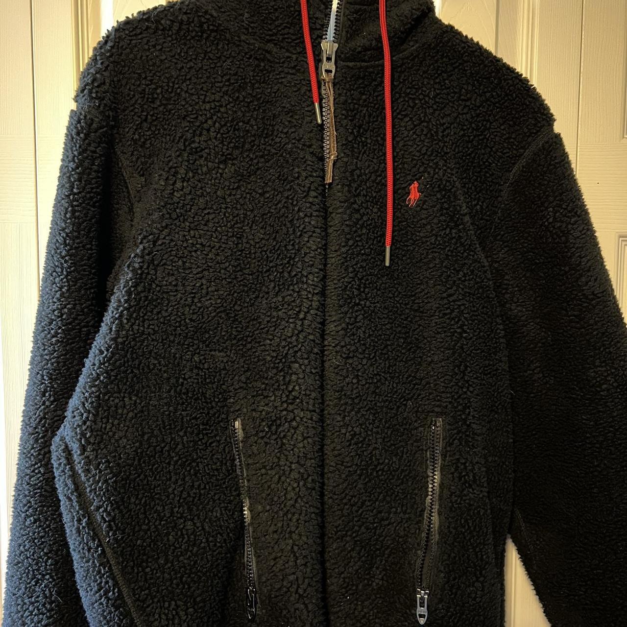 Polo Ralph Lauren fur sweater. This hoodie is in Depop