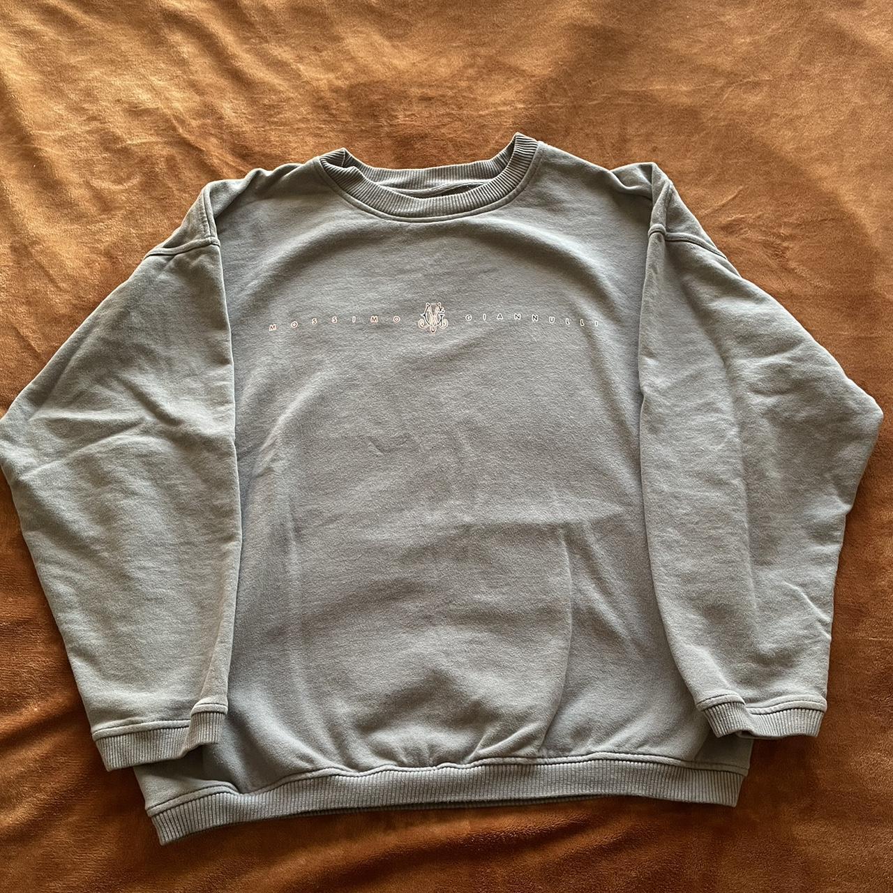 Vintage XL Mossimo Giannulli grey sweatshirt... - Depop