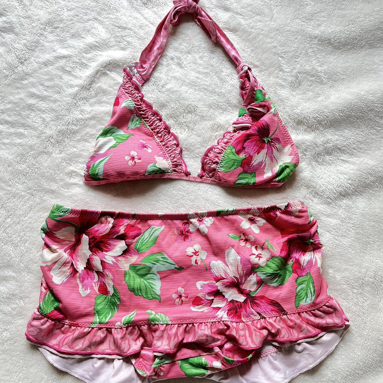 Vintage Betsey Johnson Bikini Top And Bottom The Top Depop