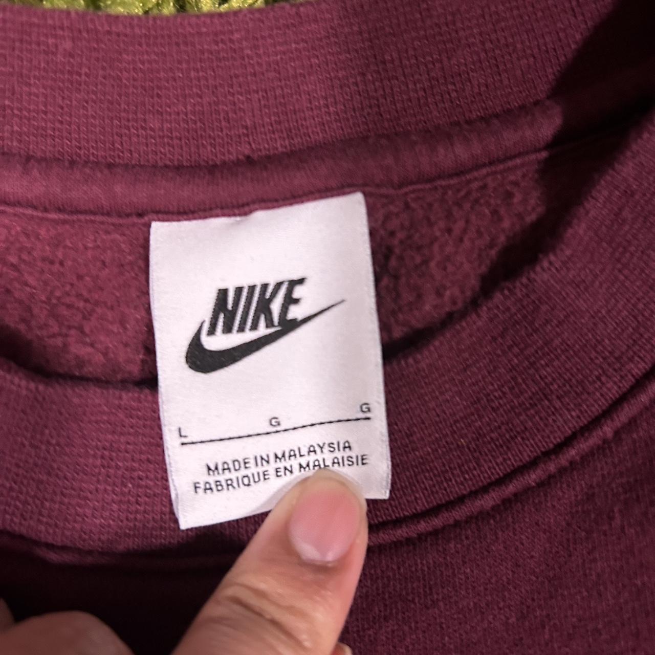 Nike discount burgundy jumper