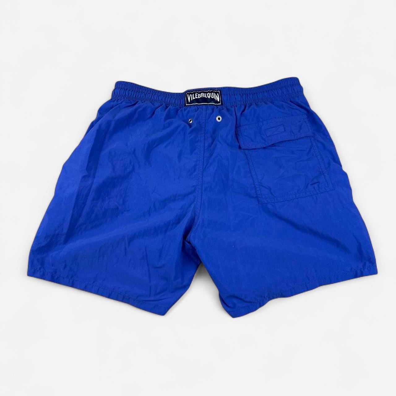 Vilebrequin men's preloved blue streetwear sportswear techwear swim briefs shorts
