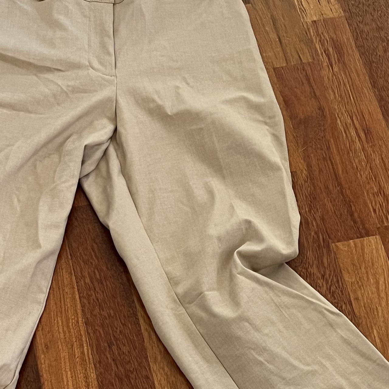 JCPenney Tan Worthington Straight Leg Pants. Suit... Depop