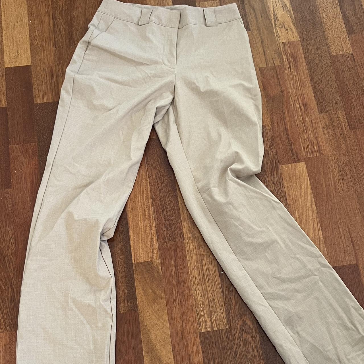 JCPenney Tan Worthington Straight Leg Pants. Suit... Depop