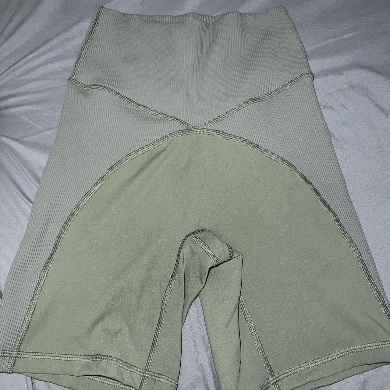 OFFLINE BY AERIE GREEN BIKER SHORTS NEVER - Depop