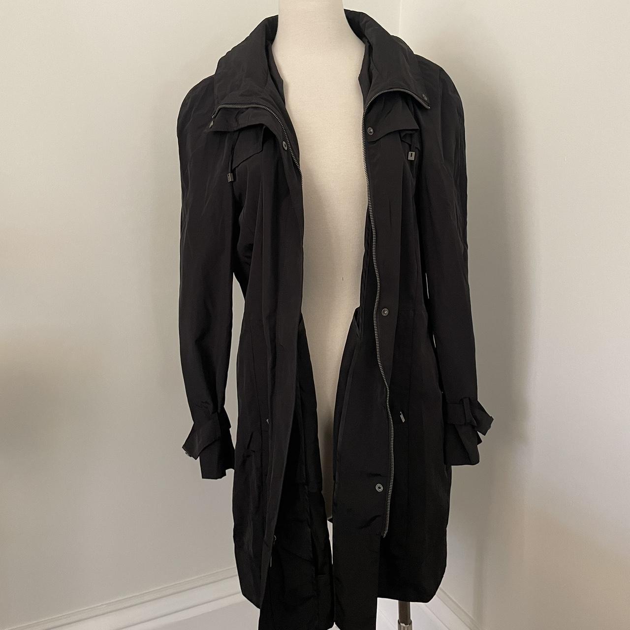 Cole Haan Black selling Trench Raincoat