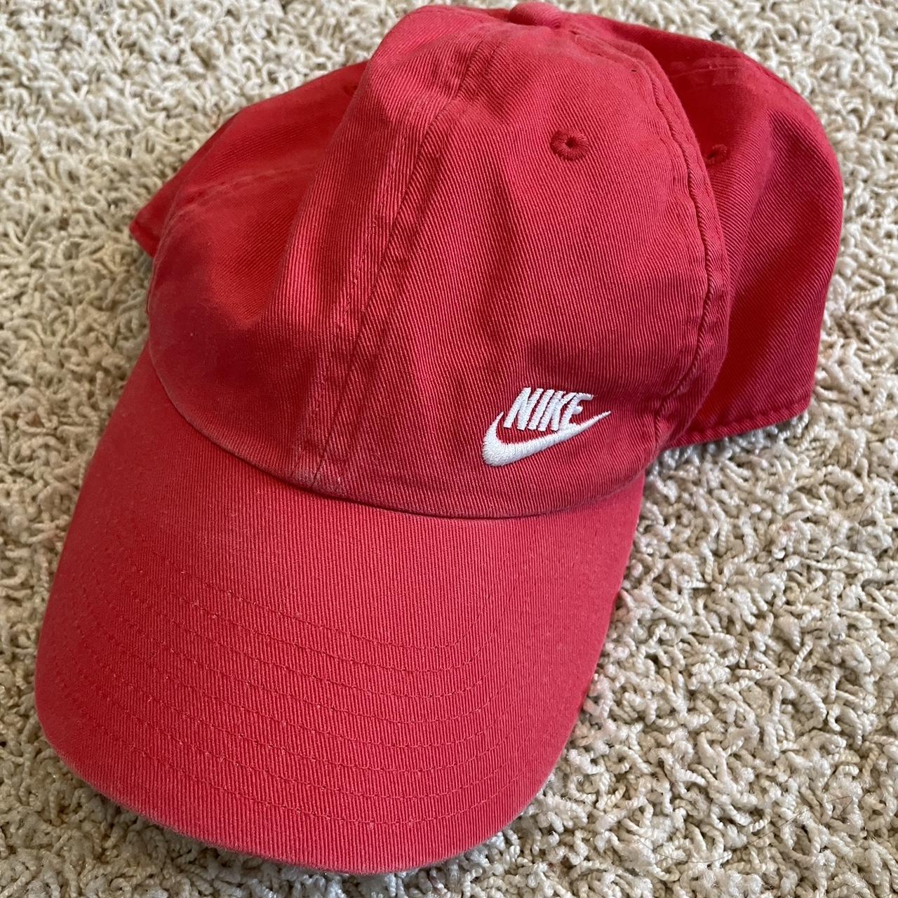 Red Nike women’s hat Depop