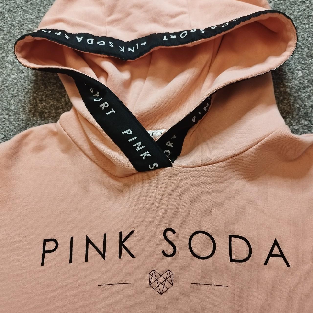 Pink Soda sport womens cropped hoodie UK8