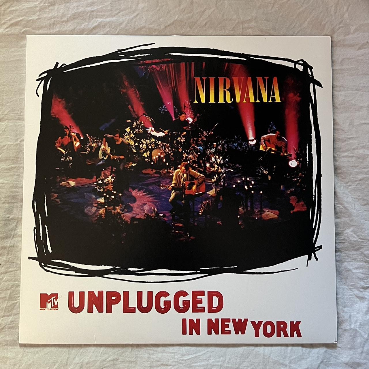 Nirvana unplugged in New York vinyl. Black pressing.... - Depop