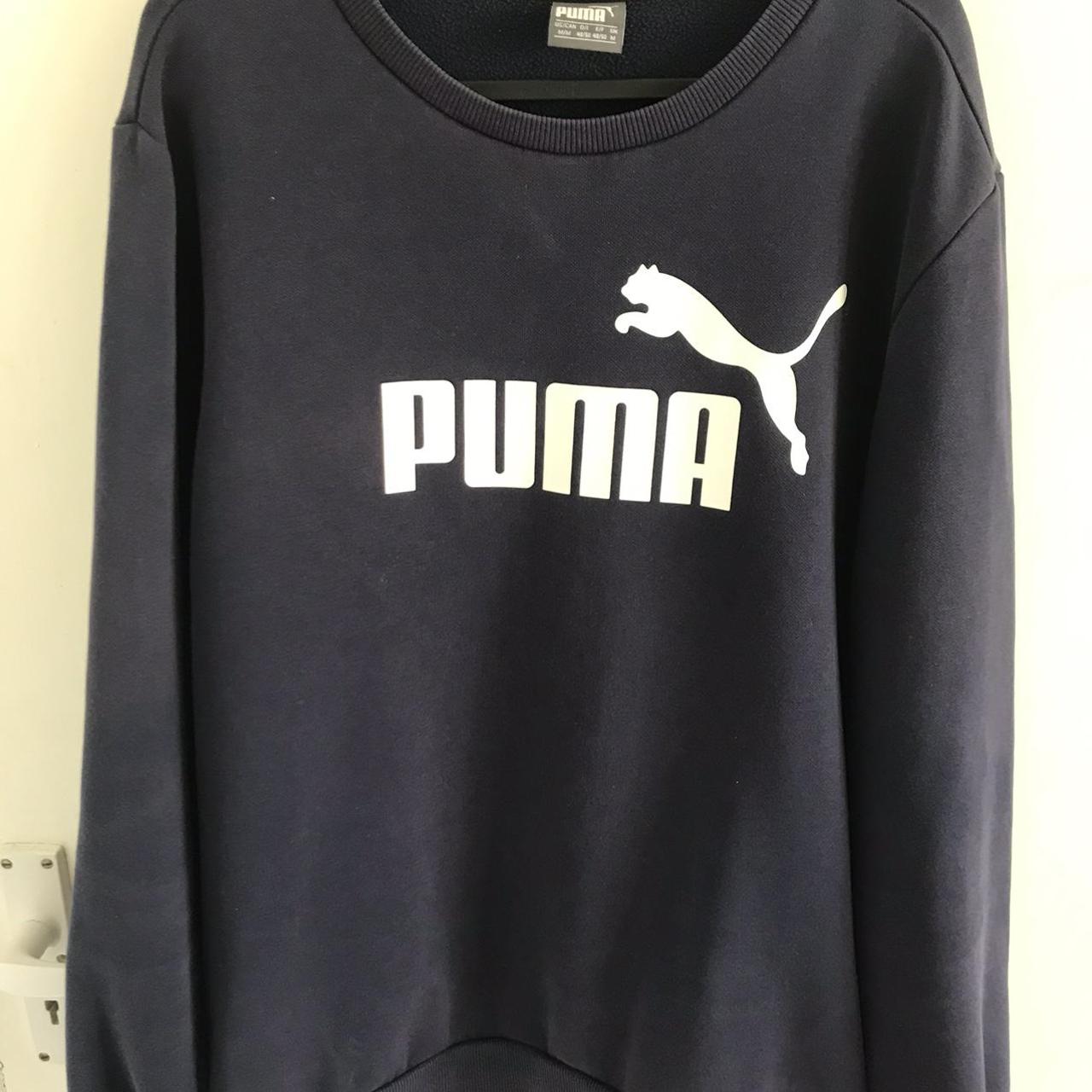 Puma Men's Navy Jumper | Depop