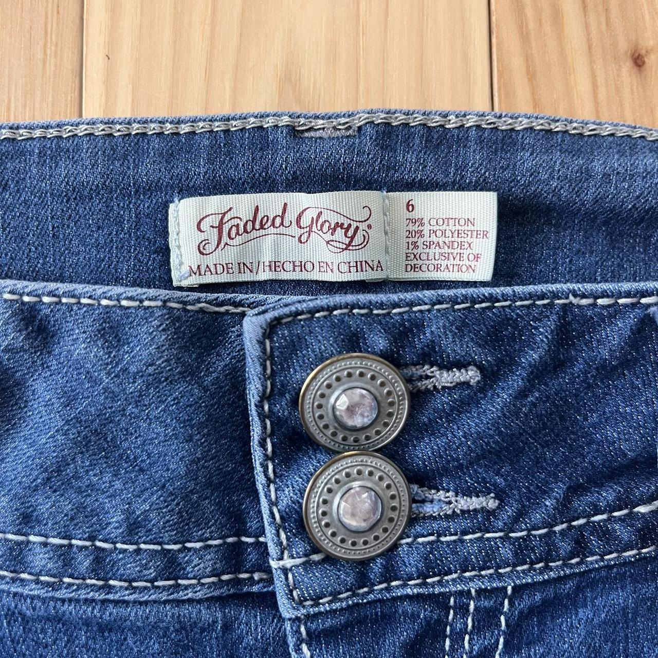 Faded Glory Jeggings. Size 4P. Well worn but still - Depop