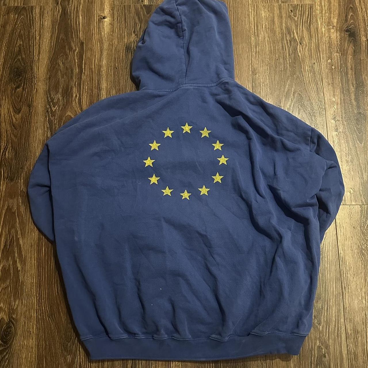 Vetements Europa, European Union, Euro Hoodie, Size L Depop