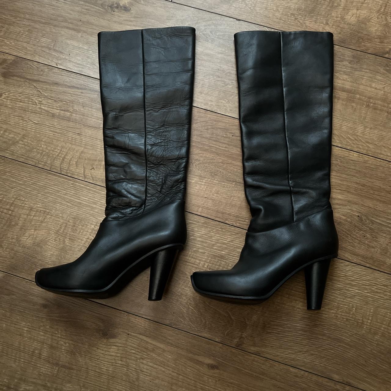 Stunning acne knee high boots. In incredible... - Depop