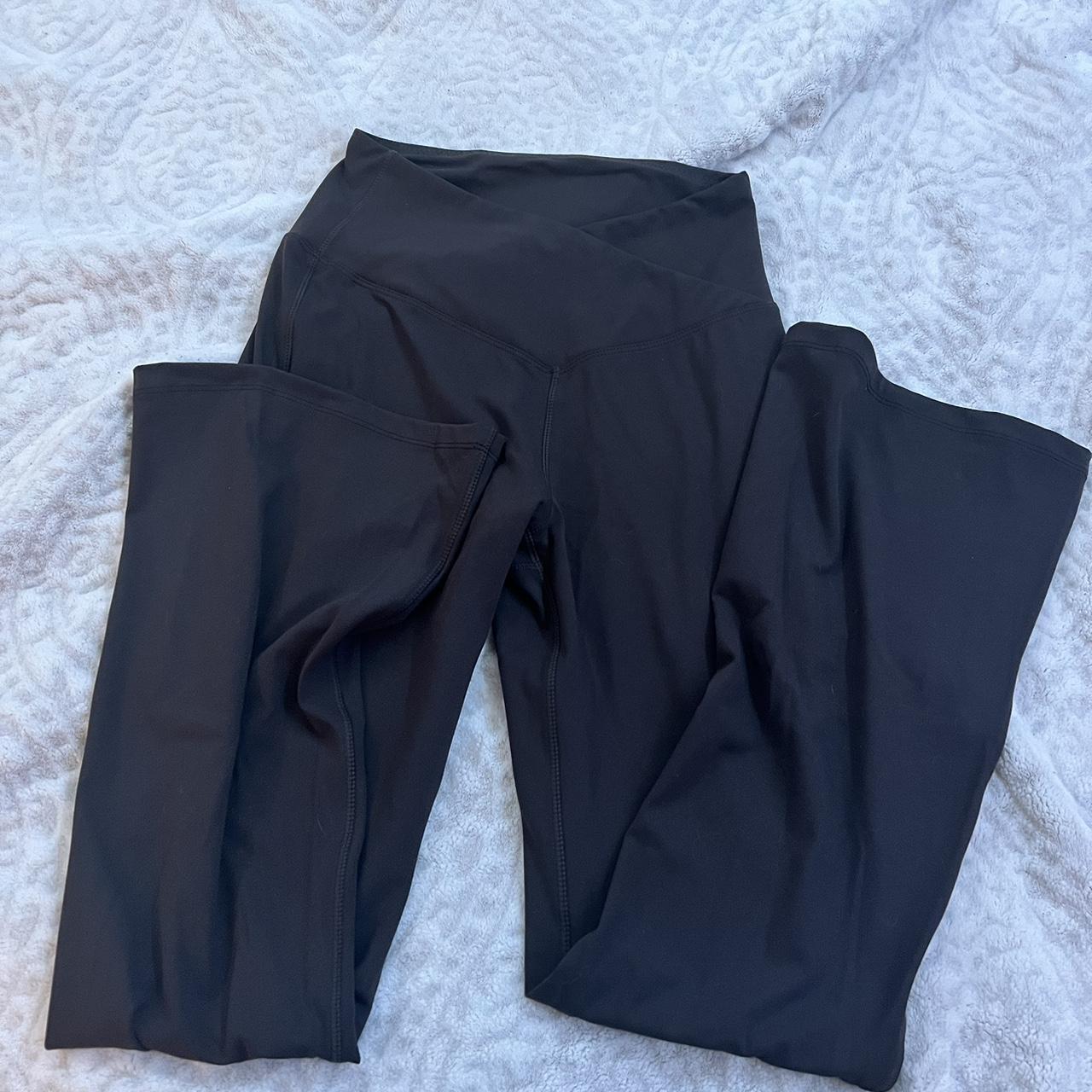 Brown flare leggings Brand new just came in the... - Depop