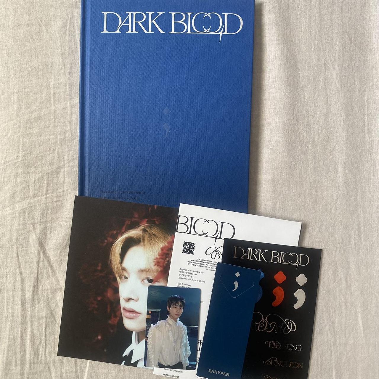 ENHYPEN ジョンウォン DARK BLOOD US限定 サイン ジョンウォン サイン ENHYPEN ジョンウォン DARK BLOOD US限定