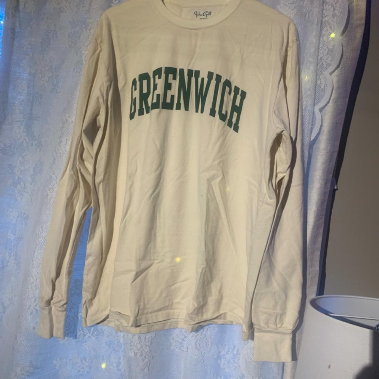 BRANDY MELVILLE GREENWICH long sleeve top This top - Depop