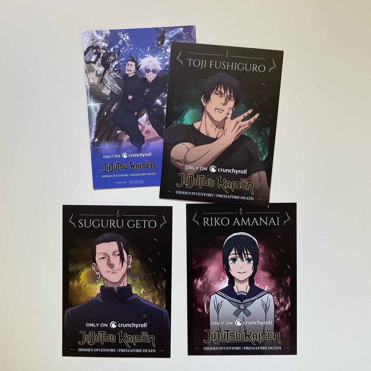 Jujutsu Kaisen Anime Trading Cards Sdcc Crunchyroll Depop