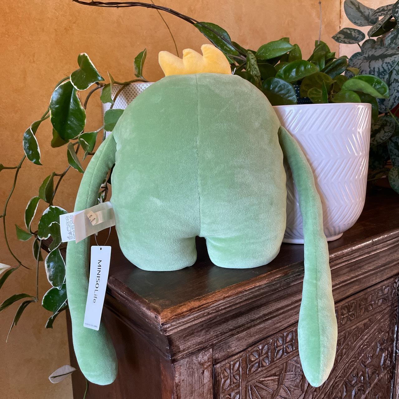 Miniso green monster stuffed animal: Brand new - Depop