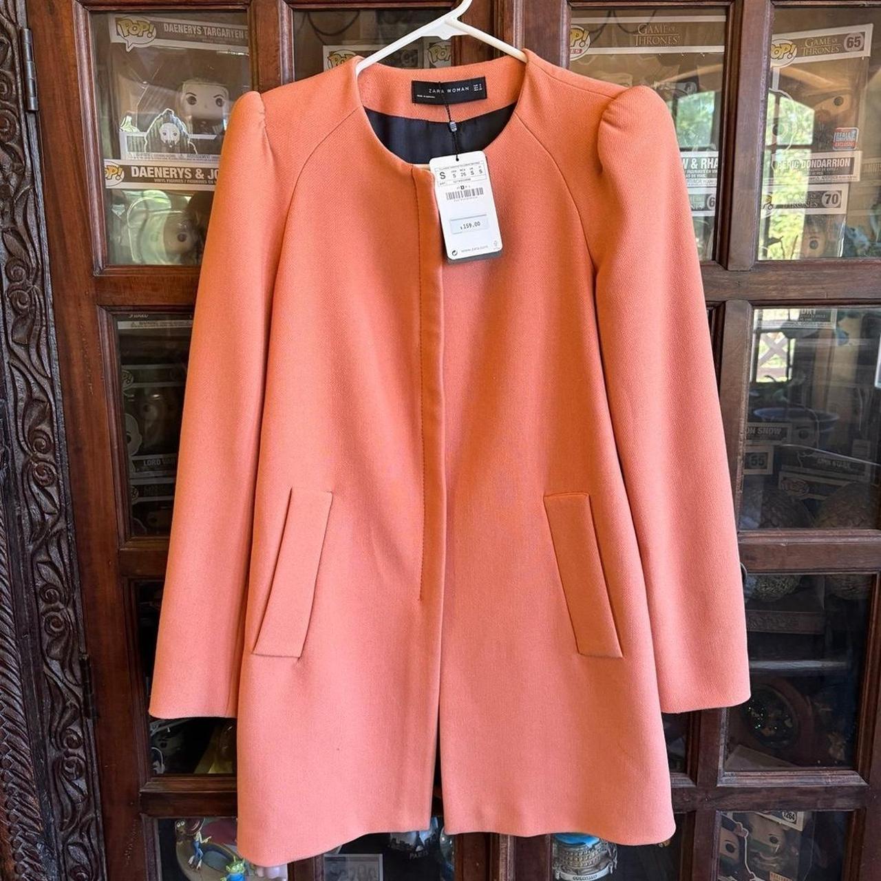 Coral jacket zara best sale