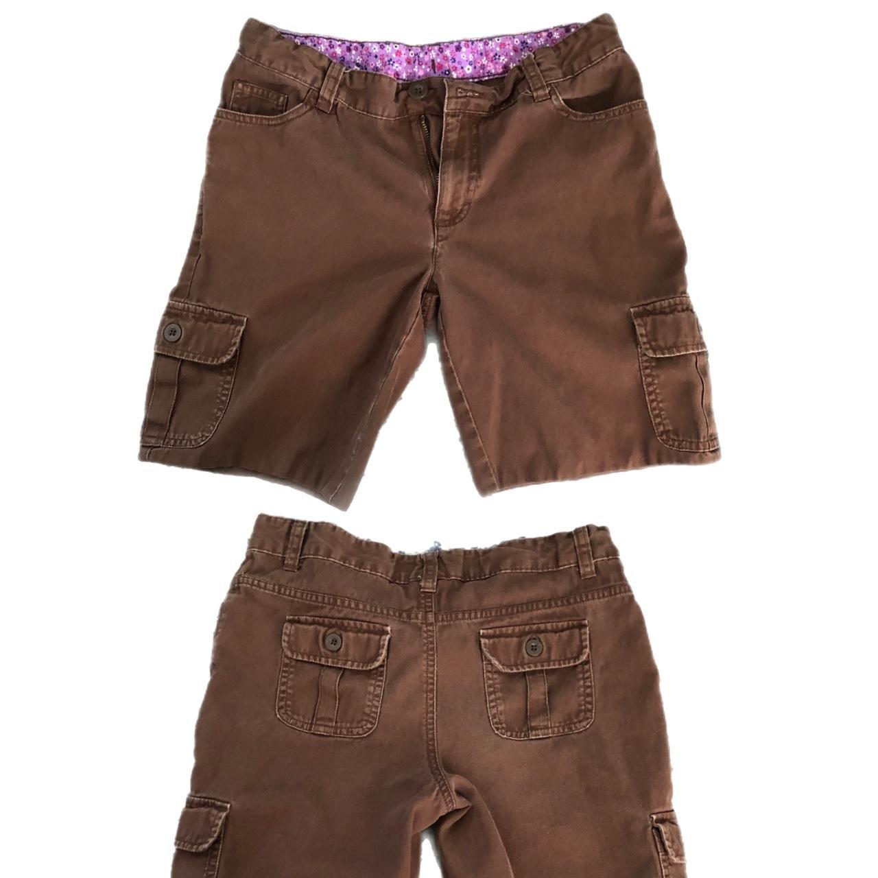 ON HOLD DONT BUY cool brown cargo jorts! a little... Depop