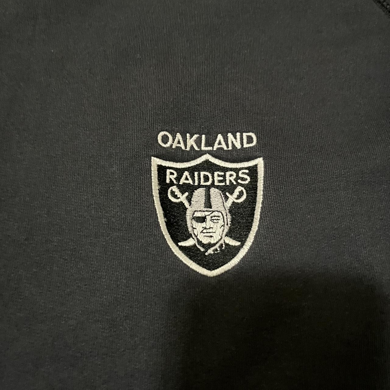 NFL Oakland Raiders Sweater Hoodie Youth Size Large - Depop