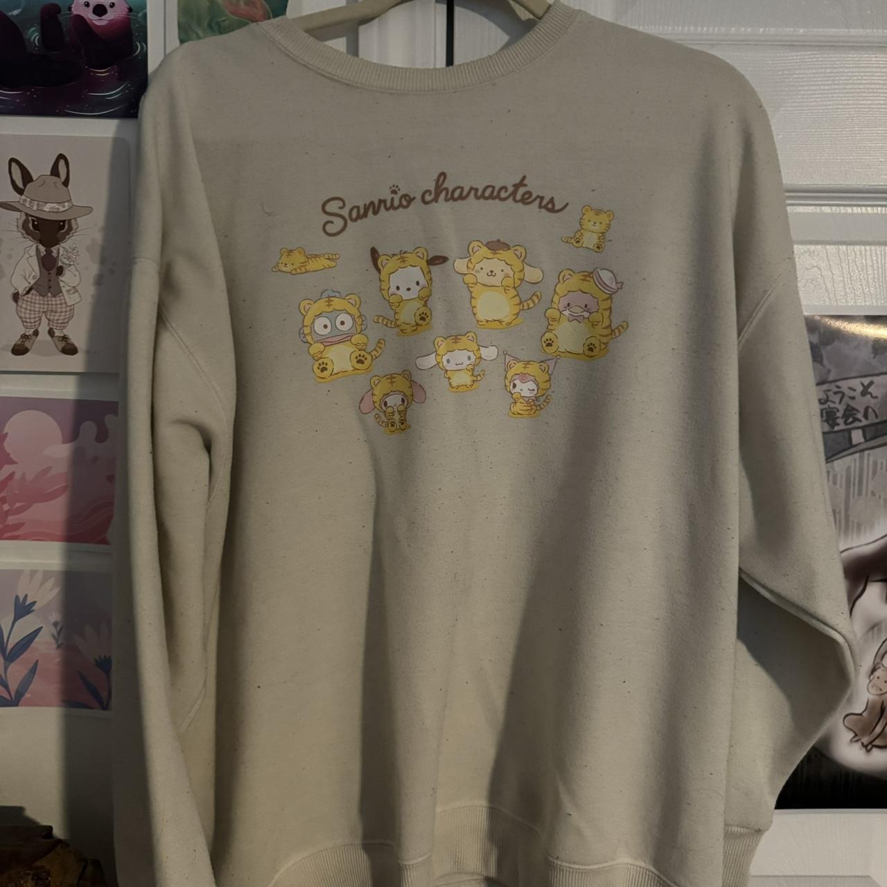 Sanrio Pastel Yellow Tiger Sweater. This sweater is... - Depop