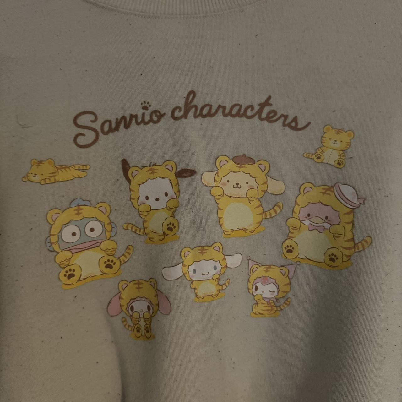 Sanrio Pastel Yellow Tiger Sweater. This sweater is... - Depop