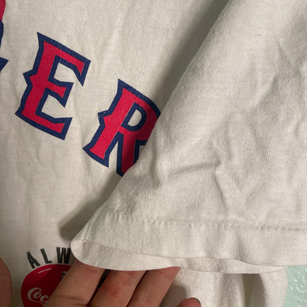 Vintage 90s Iván Rodriguez Texas Rangers Jersey - Depop