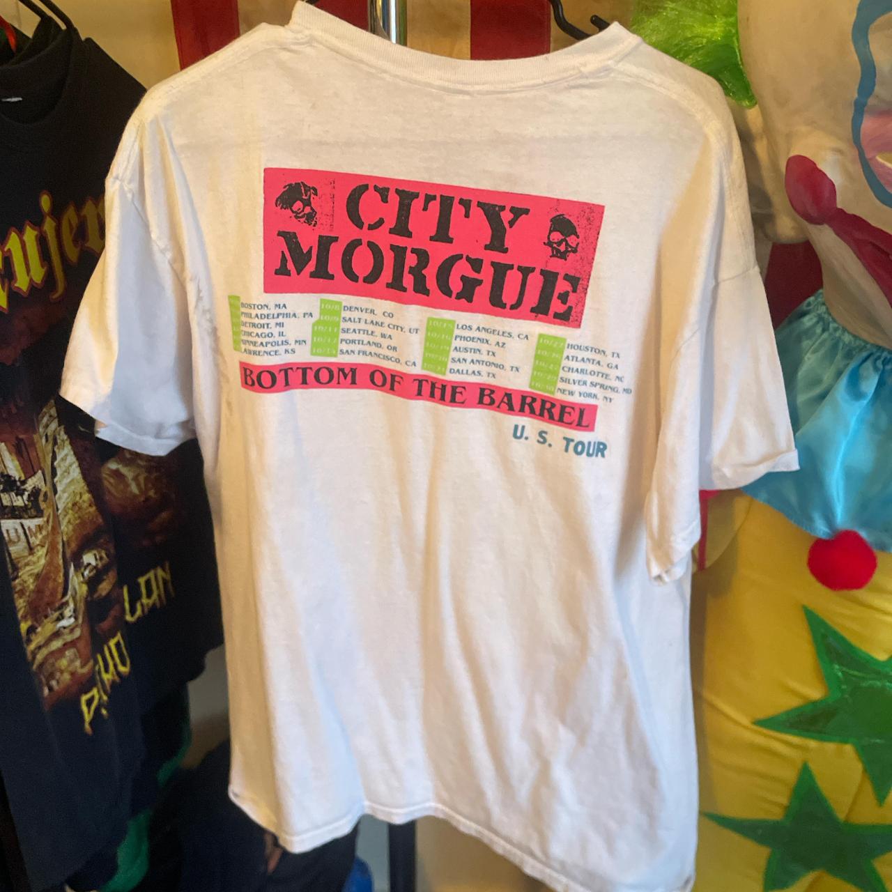 City Morgue Bottom of the barrel tour tee barely... - Depop