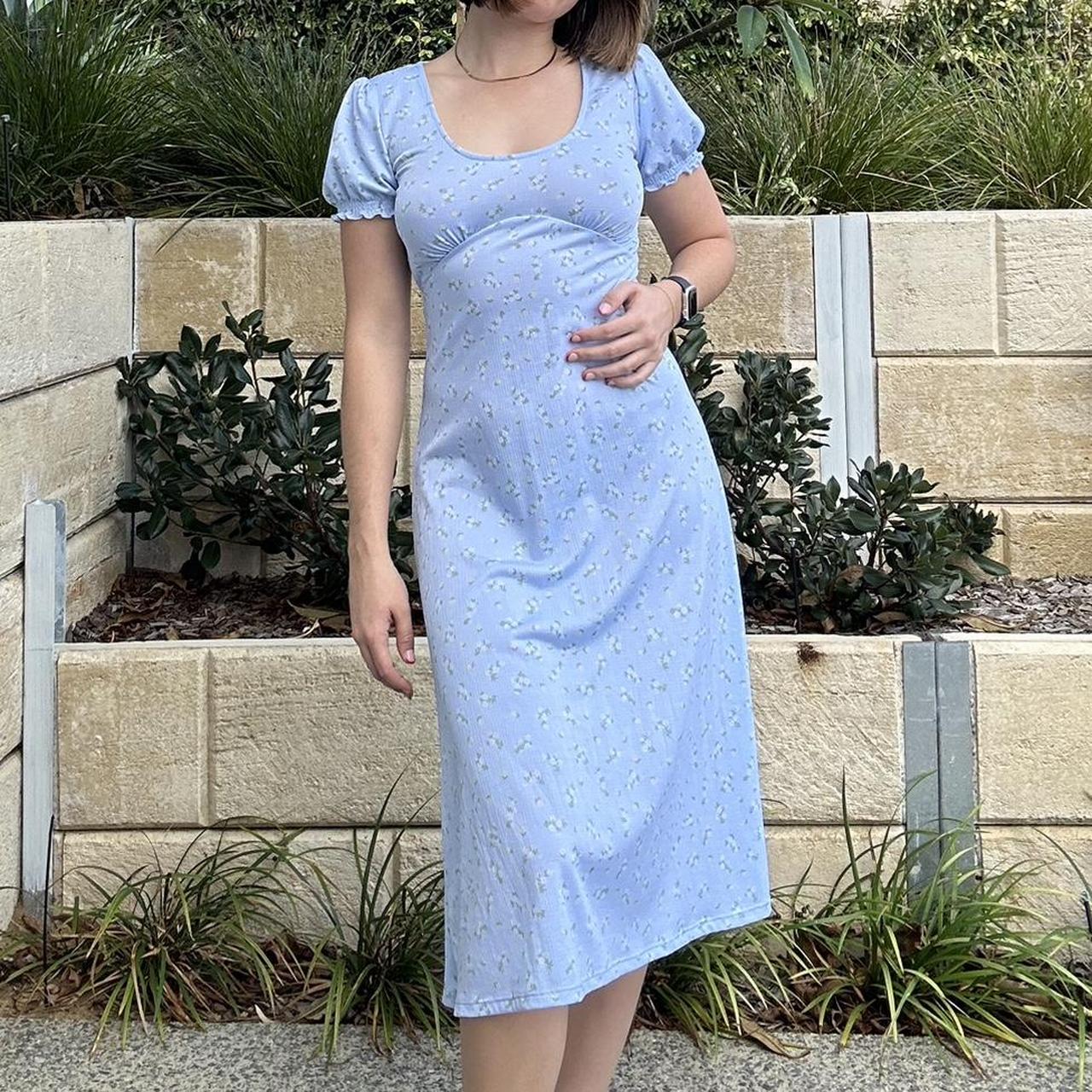 Cotton On Women's Blue Dress Depop