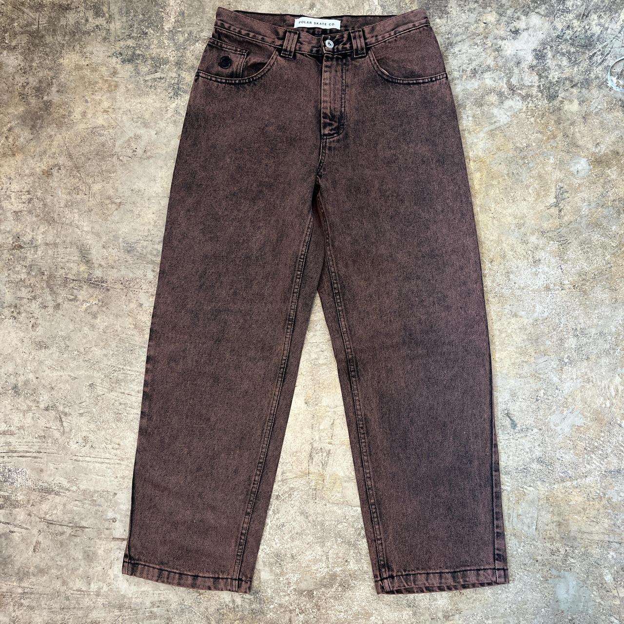 polar 93!denim ブラウンブラック 32×30