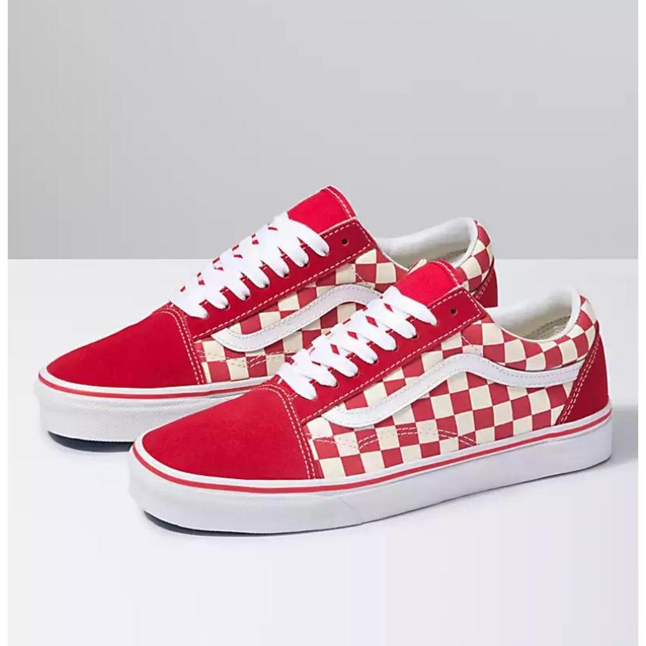 Old skool checkerboard red online