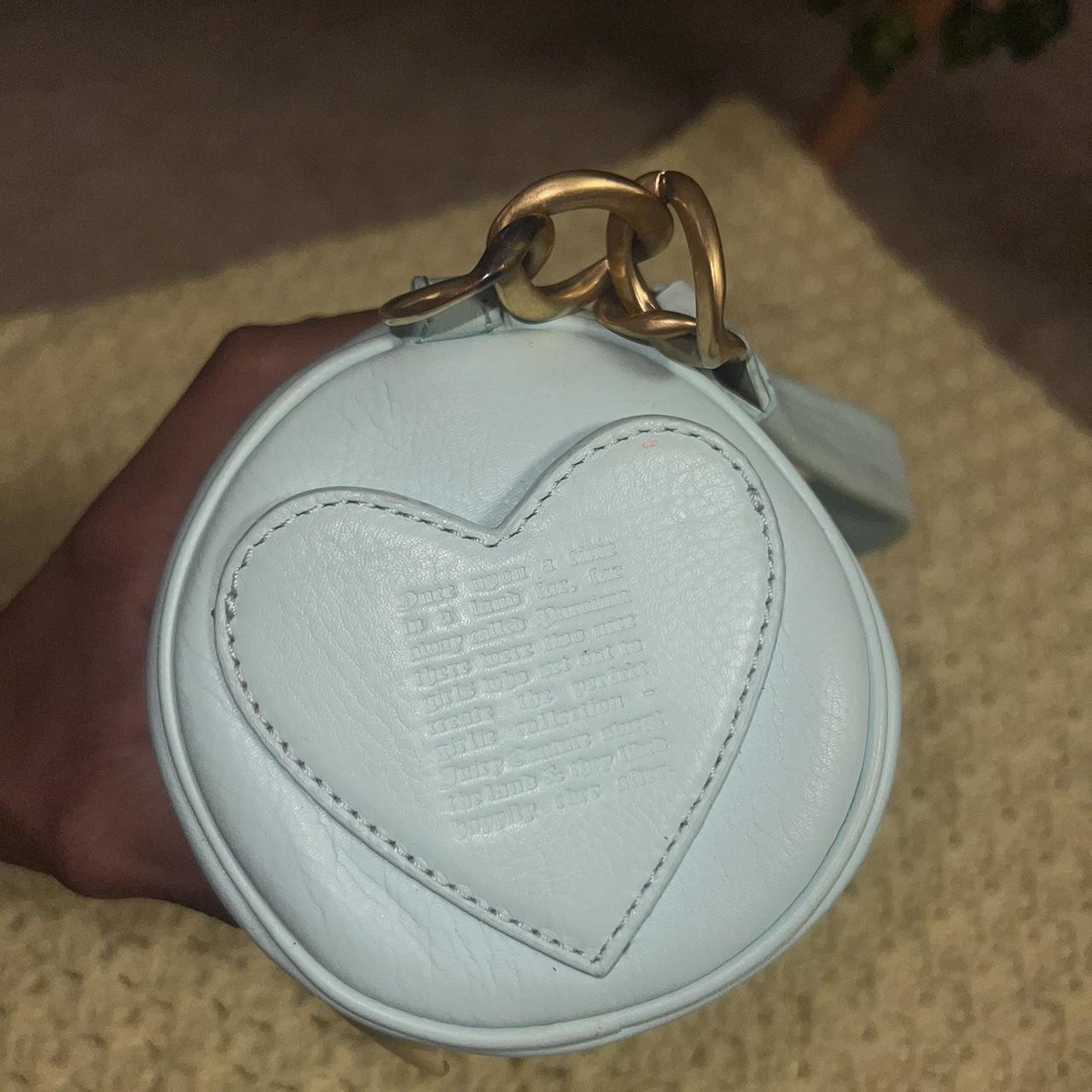 LEATHER light blue juicy couture barrel purse. Great... Depop