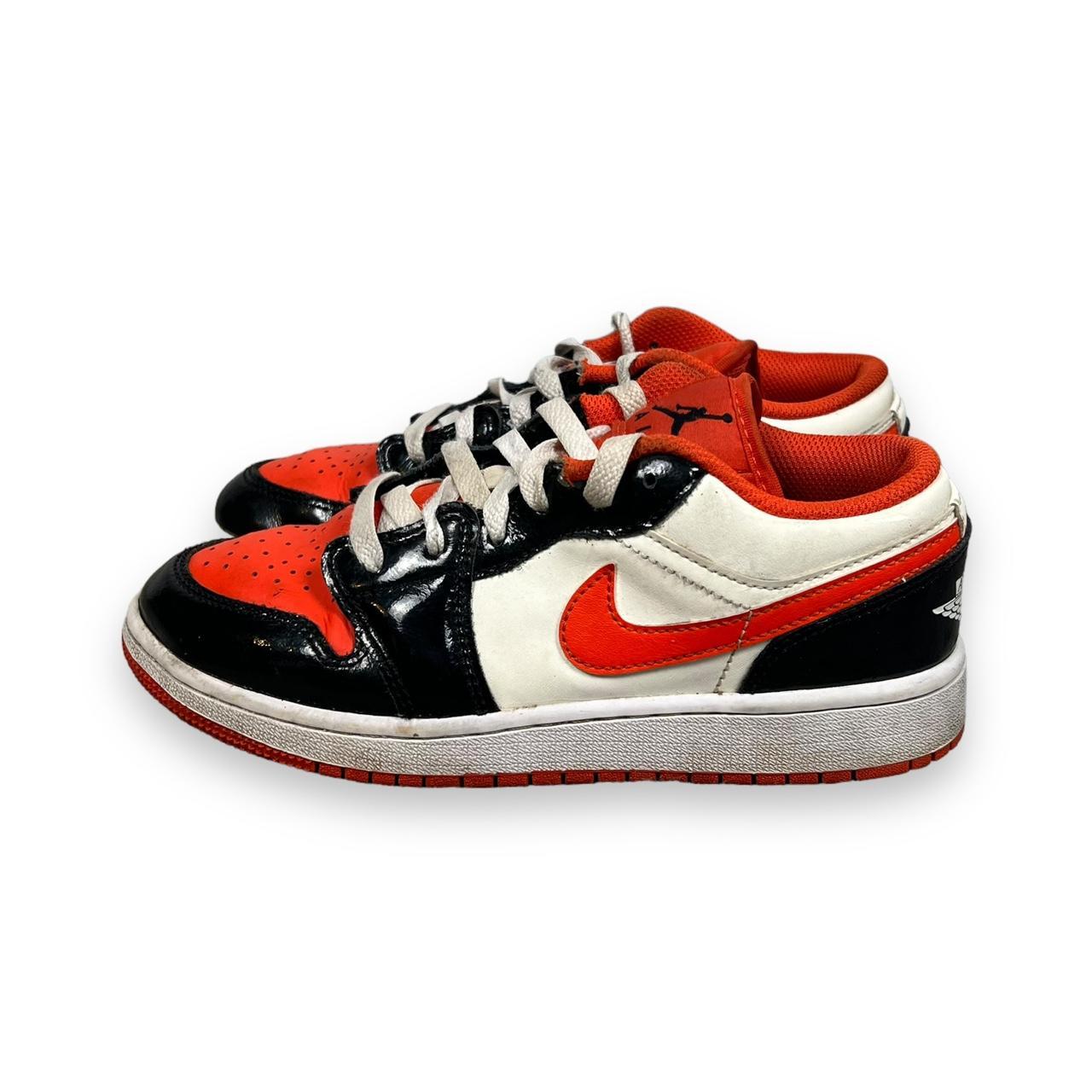 Size 4Y - fashion Nike Air Jordan 1 Low SE GS Halloween Orange Black DV1335-800