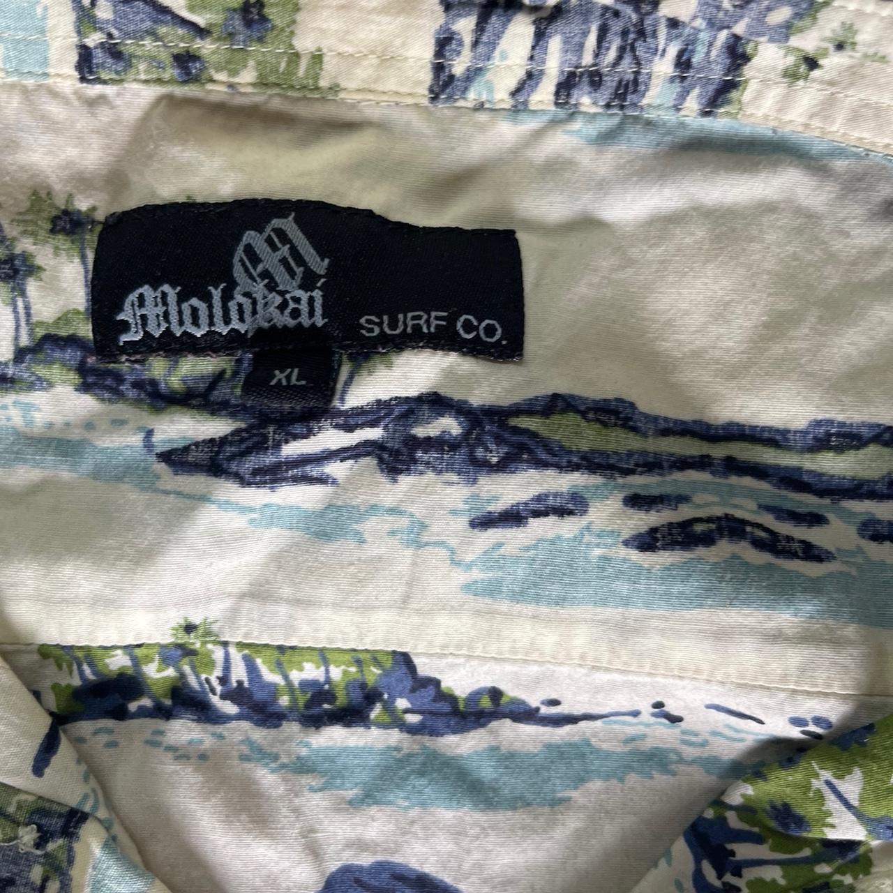 Lokai Men's Shirt - Multi/Cream - XL – Molokai Ha… - image 3