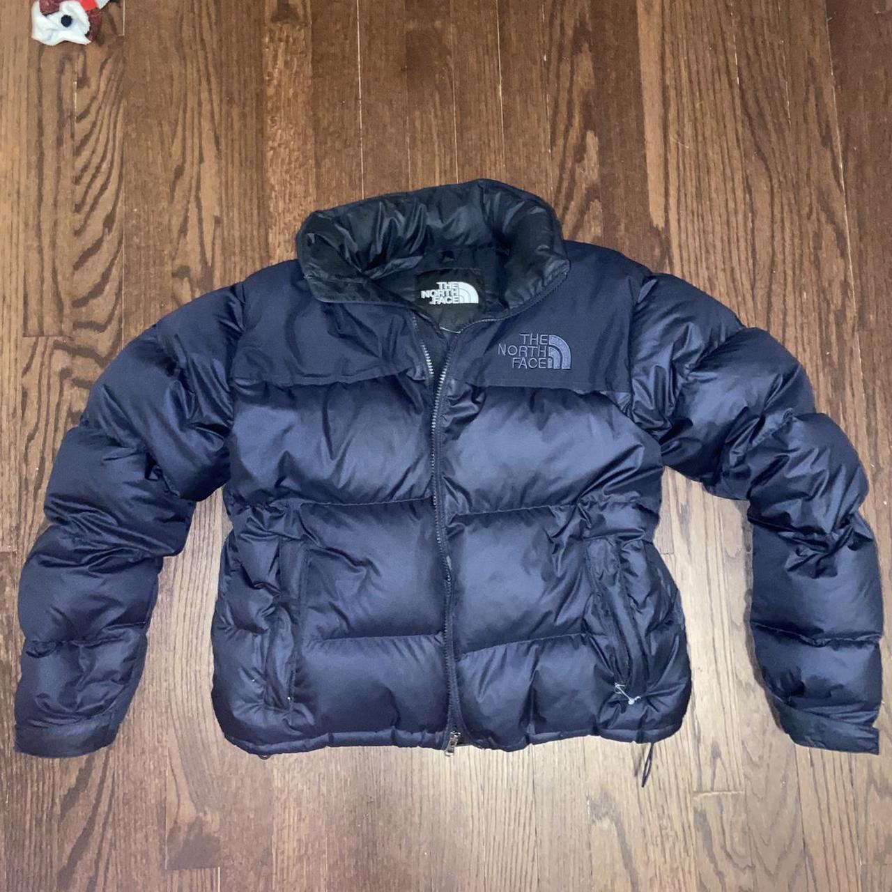 The North Face Women's Navy Coat | Depop