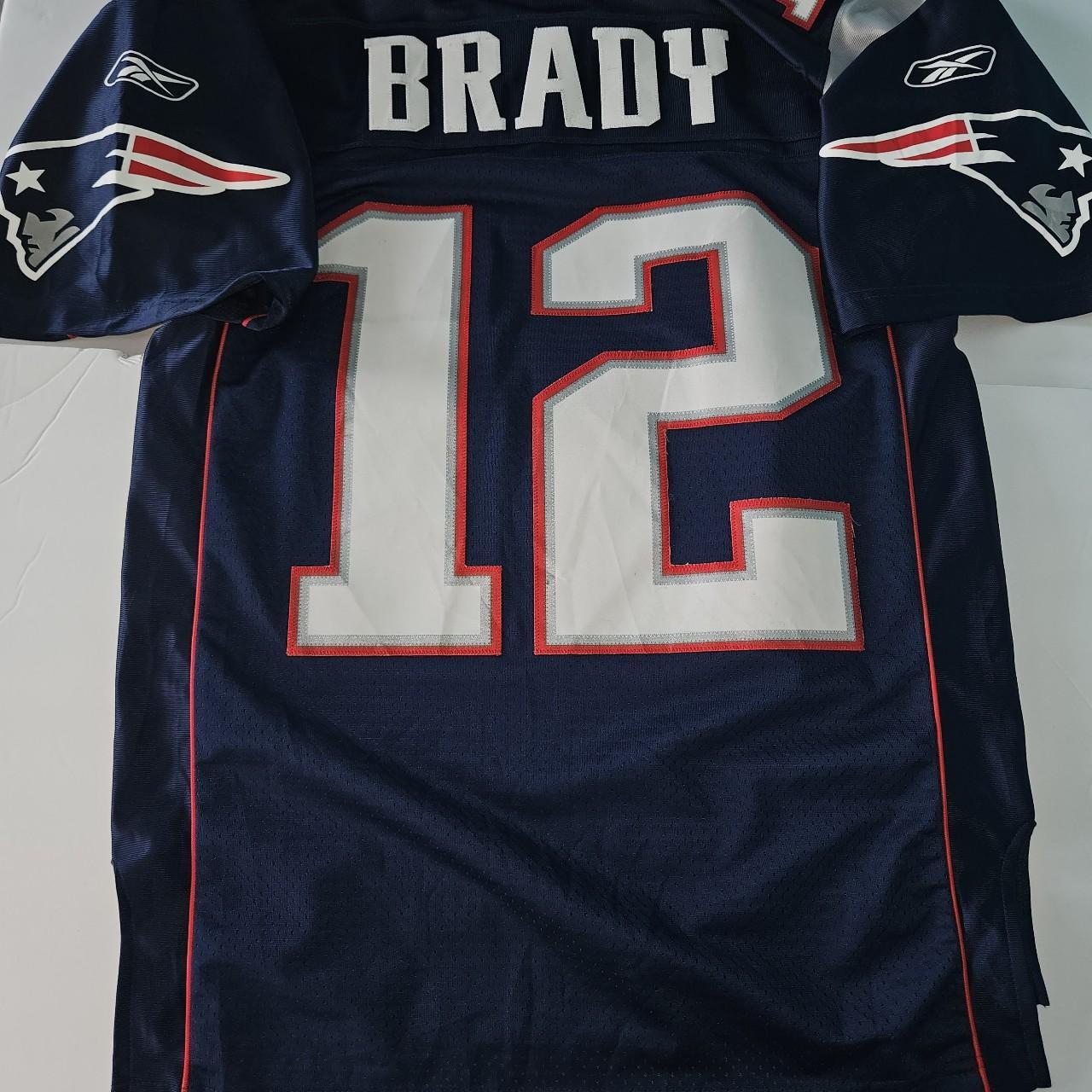 Tom brady patriots jersey on field Reebok stitched - Depop