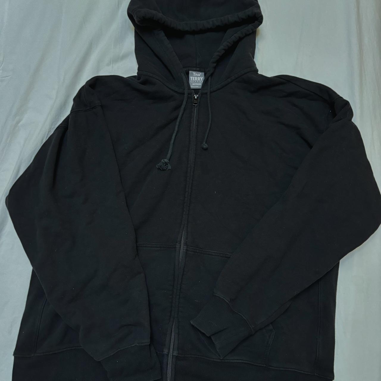 Black Tna Boyfriend Zip Hoodie ARITIZIA TNA Cozy AF Boyfriend Zip