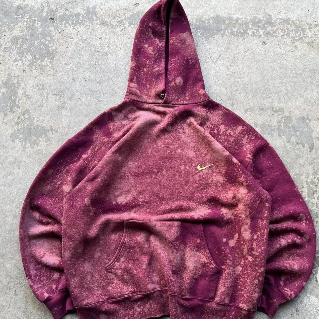 vintage nike side swoosh hoodie