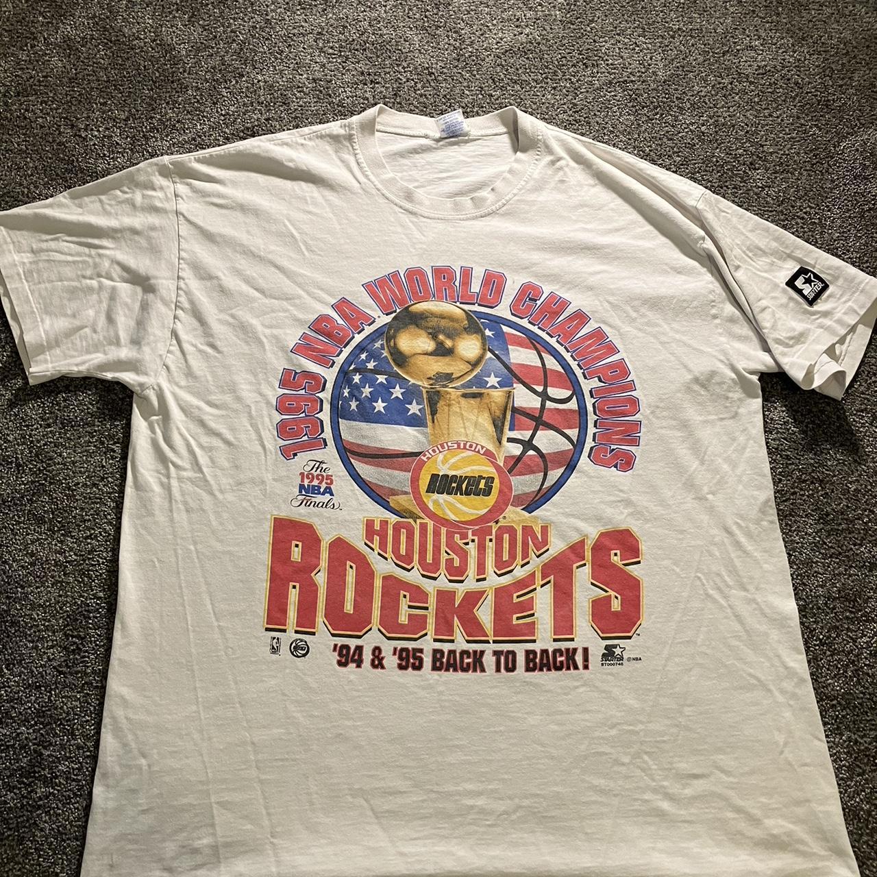 1995 Houston Rockets World Champions NBA Shirt