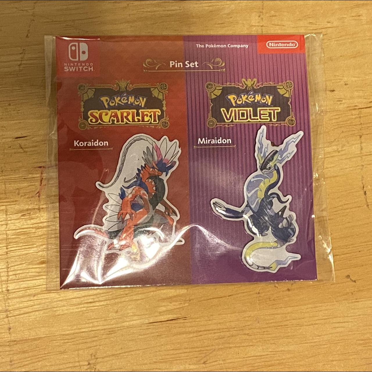 Pokemon Scarlet and Violet Pins Koraidon Pin Miraidon Pin 