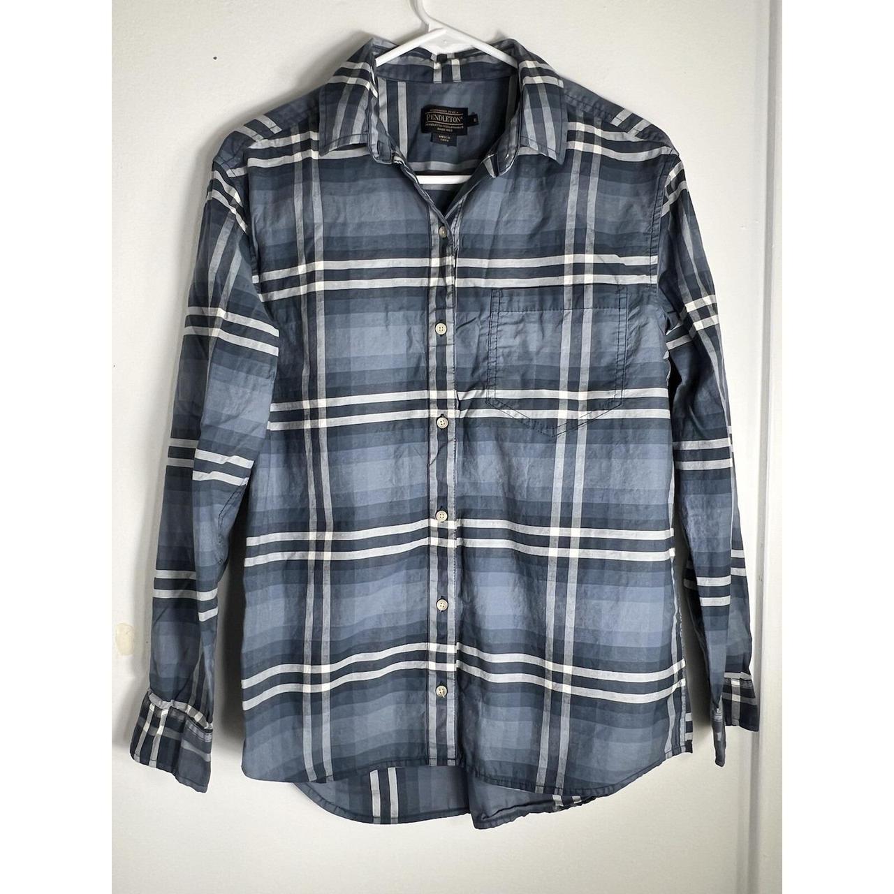 Pendleton Women's Blouse - Blue - 4 – Pendleton P… - image 1