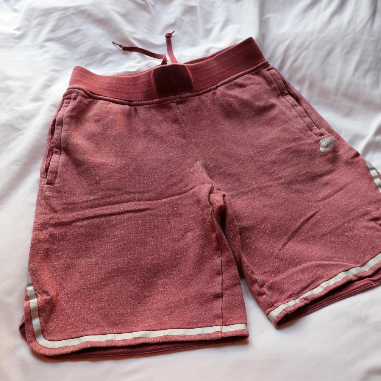 2010s Nike NIKELAB x PIGALLE Red/White Shorts; Depop