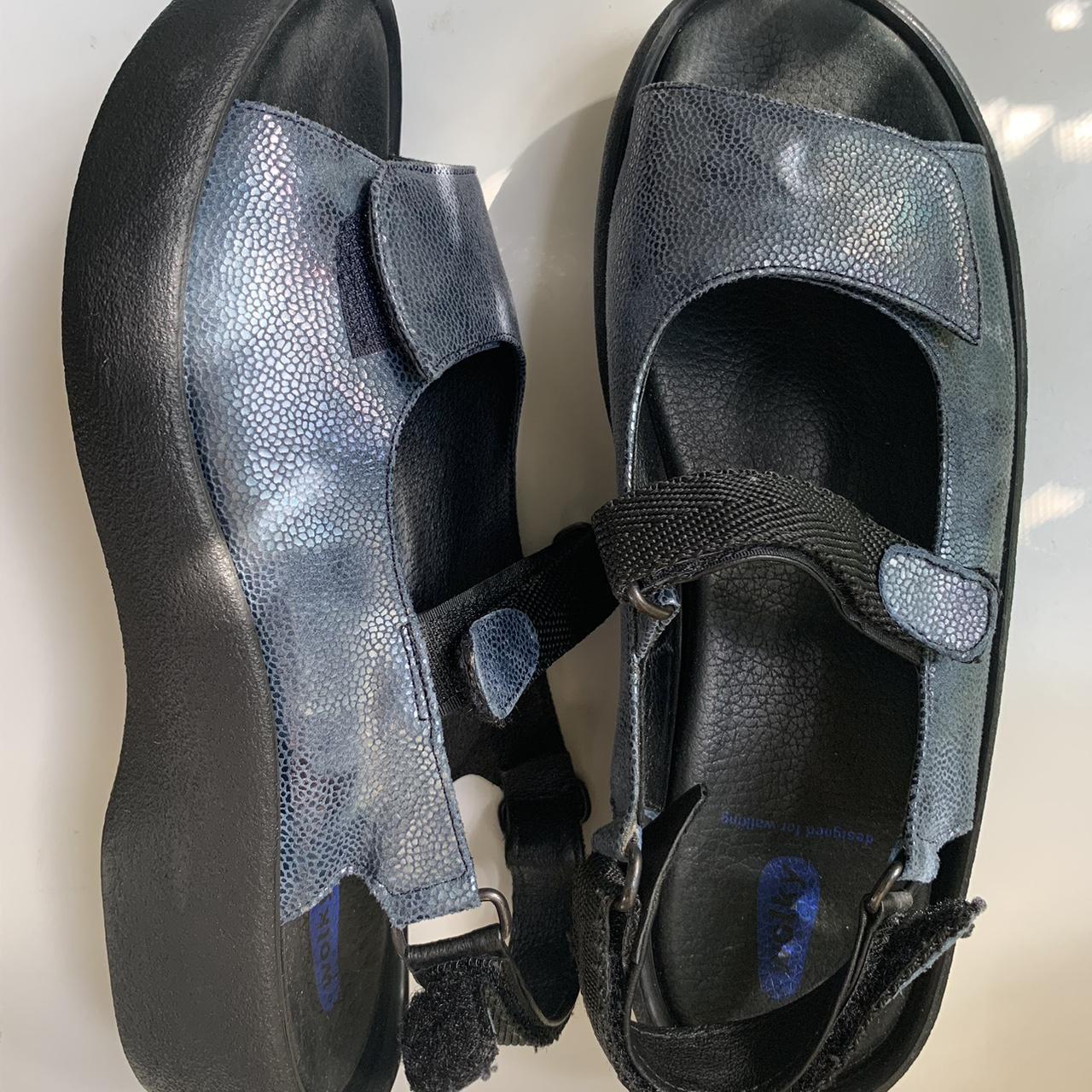 Women's Blue Sandals | Depop